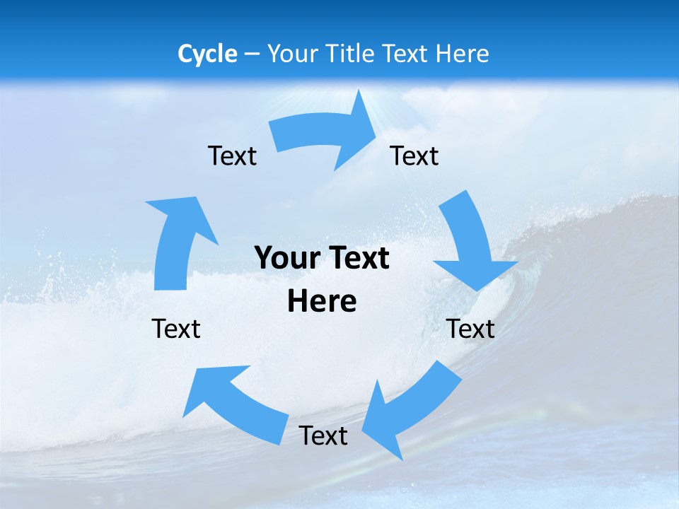 Action Crash Ocean View PowerPoint Template