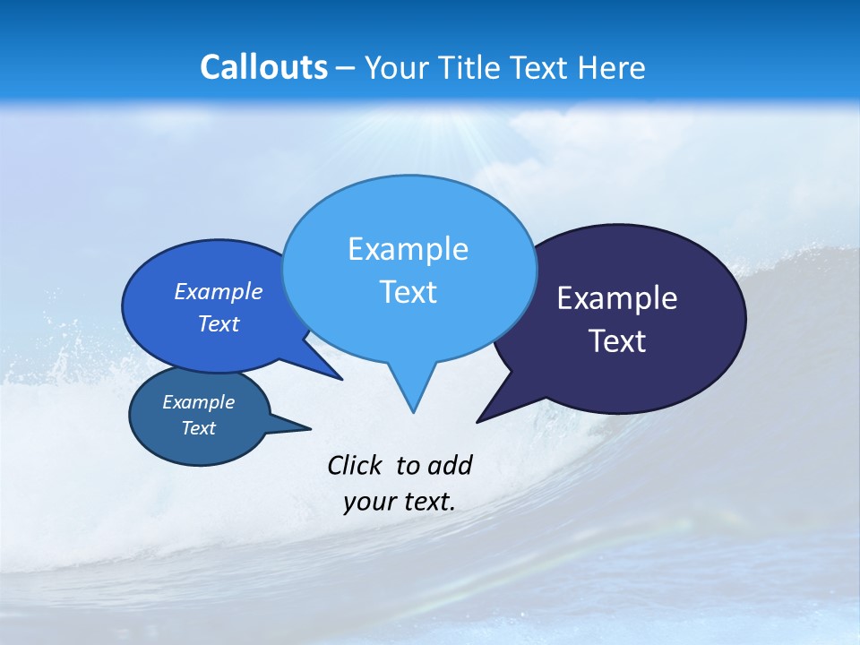 Action Crash Ocean View PowerPoint Template