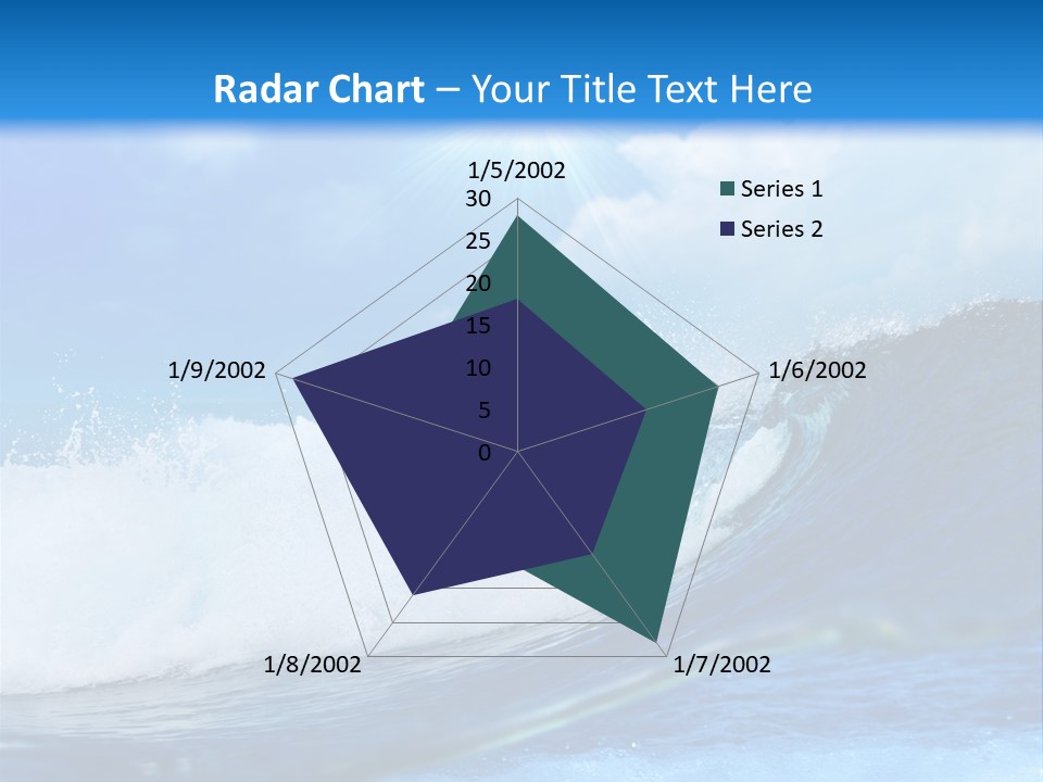 Action Crash Ocean View PowerPoint Template