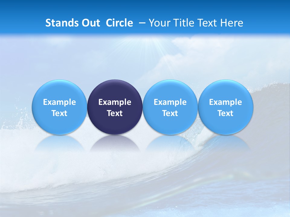 Action Crash Ocean View PowerPoint Template