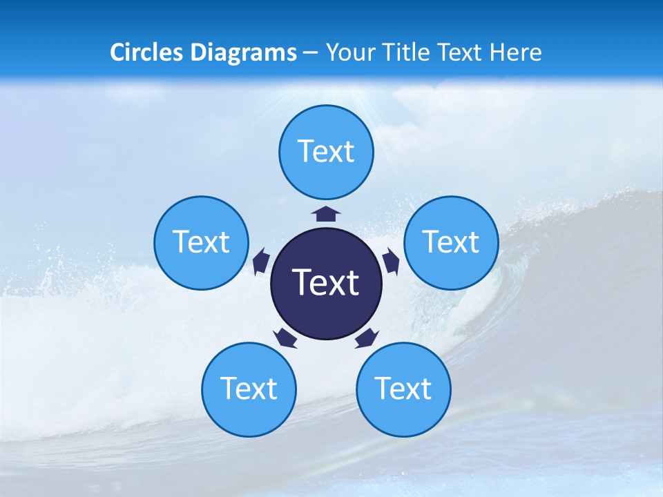 Action Crash Ocean View PowerPoint Template