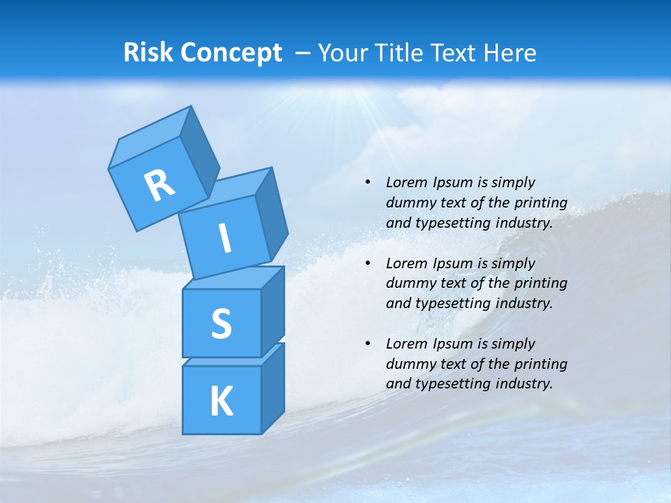 Action Crash Ocean View PowerPoint Template