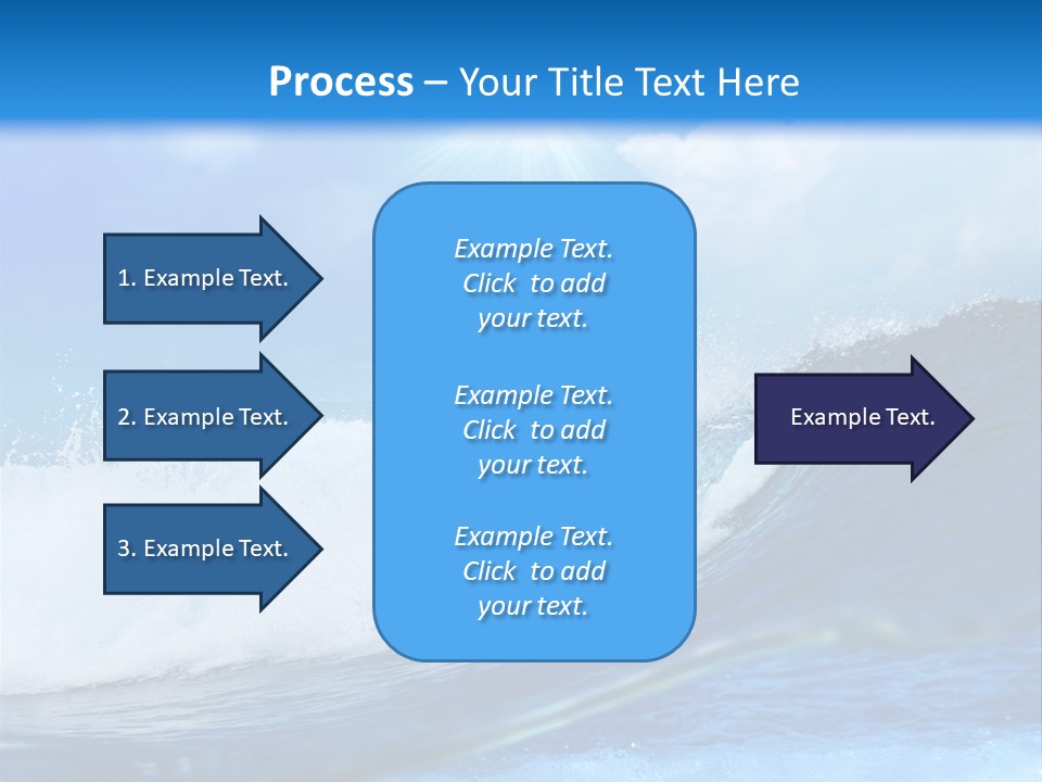 Action Crash Ocean View PowerPoint Template
