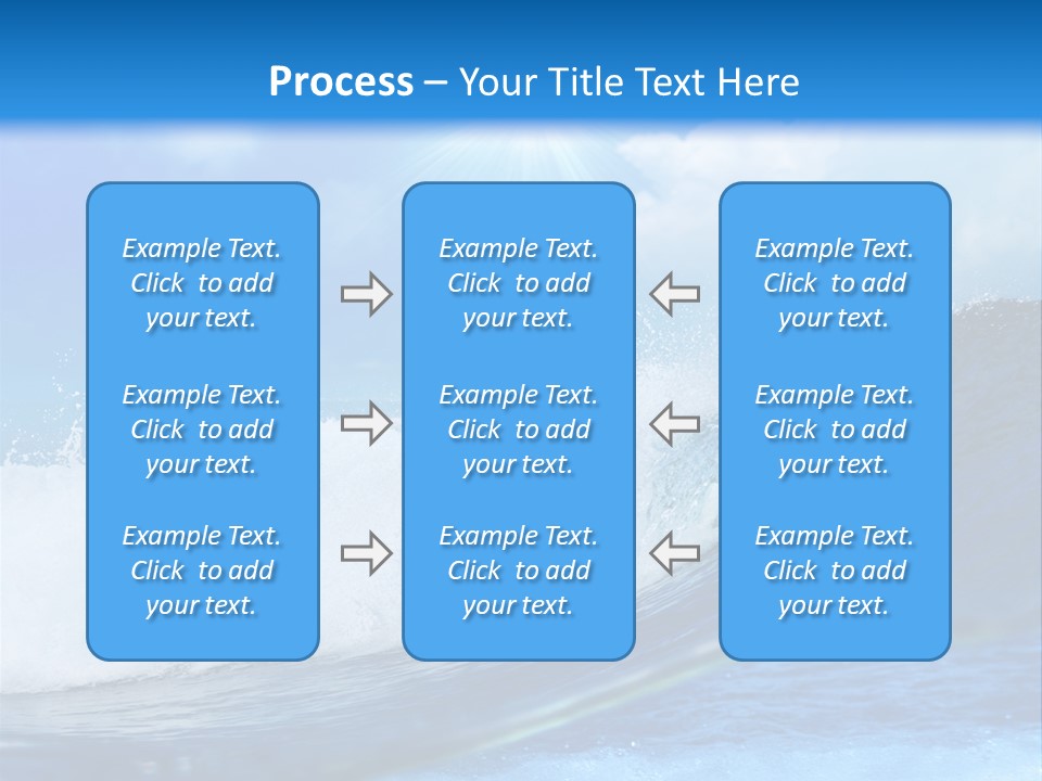Action Crash Ocean View PowerPoint Template