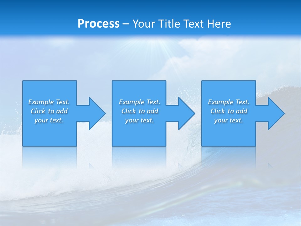 Action Crash Ocean View PowerPoint Template