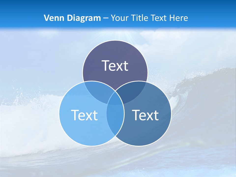 Action Crash Ocean View PowerPoint Template