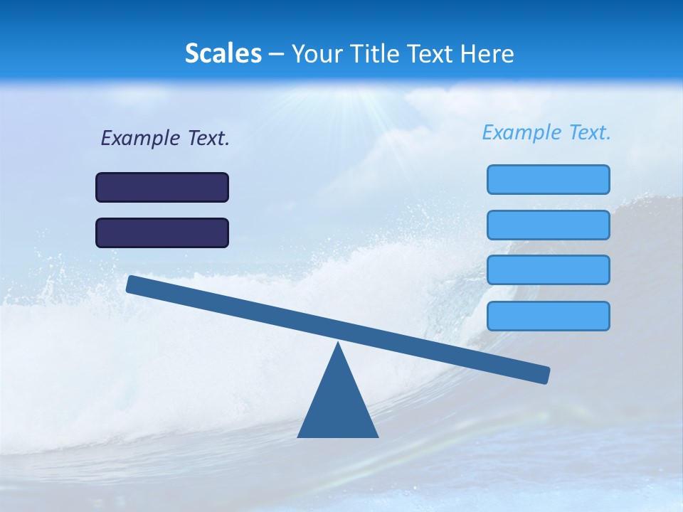 Action Crash Ocean View PowerPoint Template