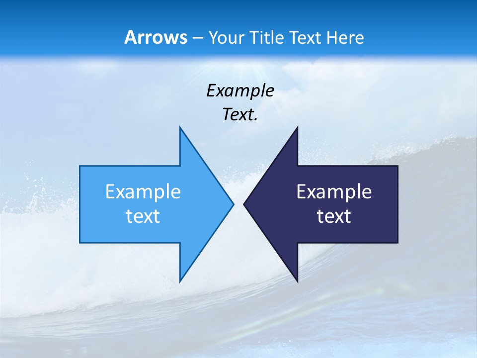 Action Crash Ocean View PowerPoint Template