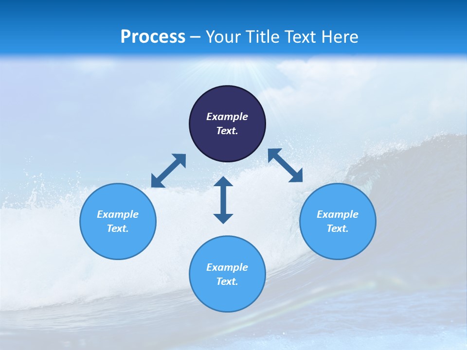 Action Crash Ocean View PowerPoint Template
