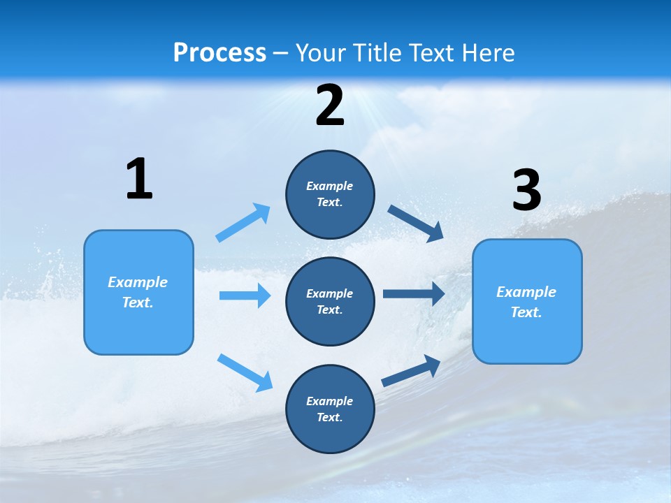 Action Crash Ocean View PowerPoint Template