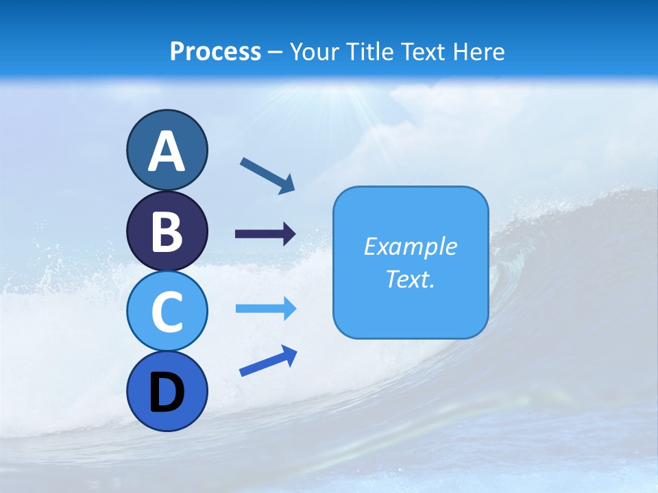 Action Crash Ocean View PowerPoint Template