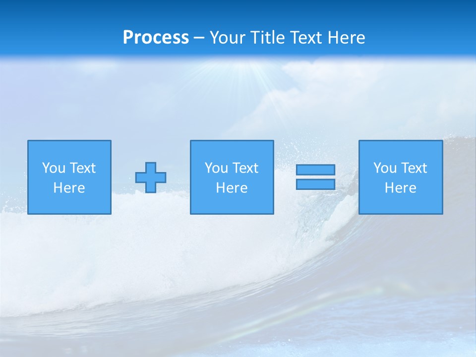 Action Crash Ocean View PowerPoint Template