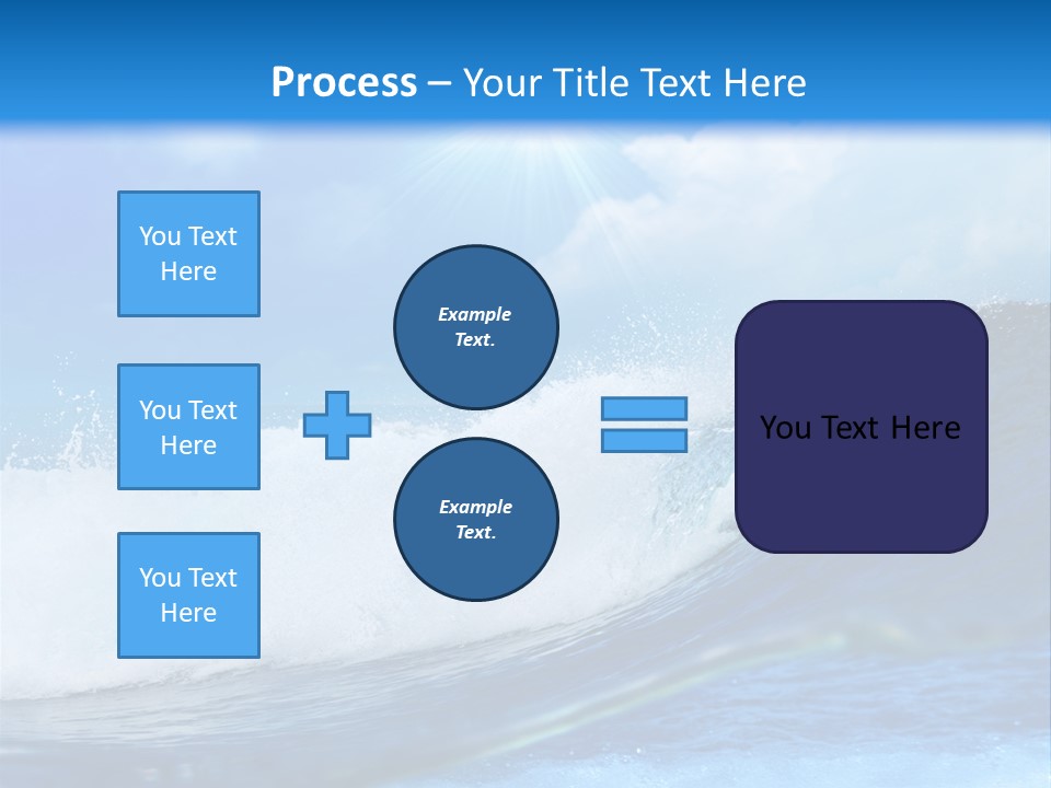 Action Crash Ocean View PowerPoint Template