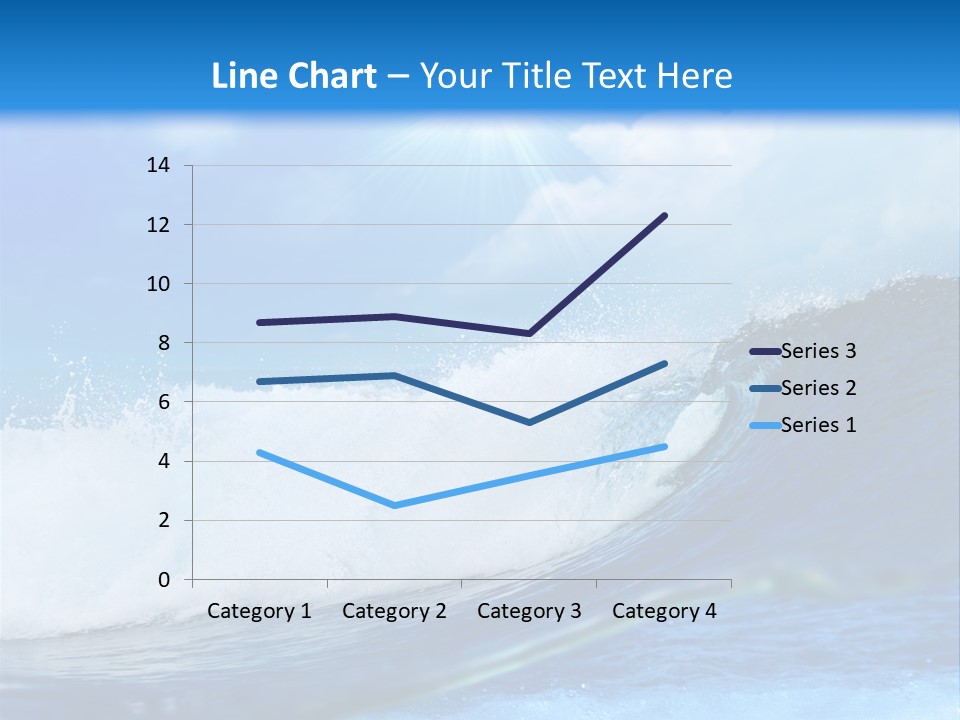 Action Crash Ocean View PowerPoint Template