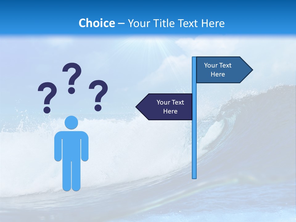 Action Crash Ocean View PowerPoint Template