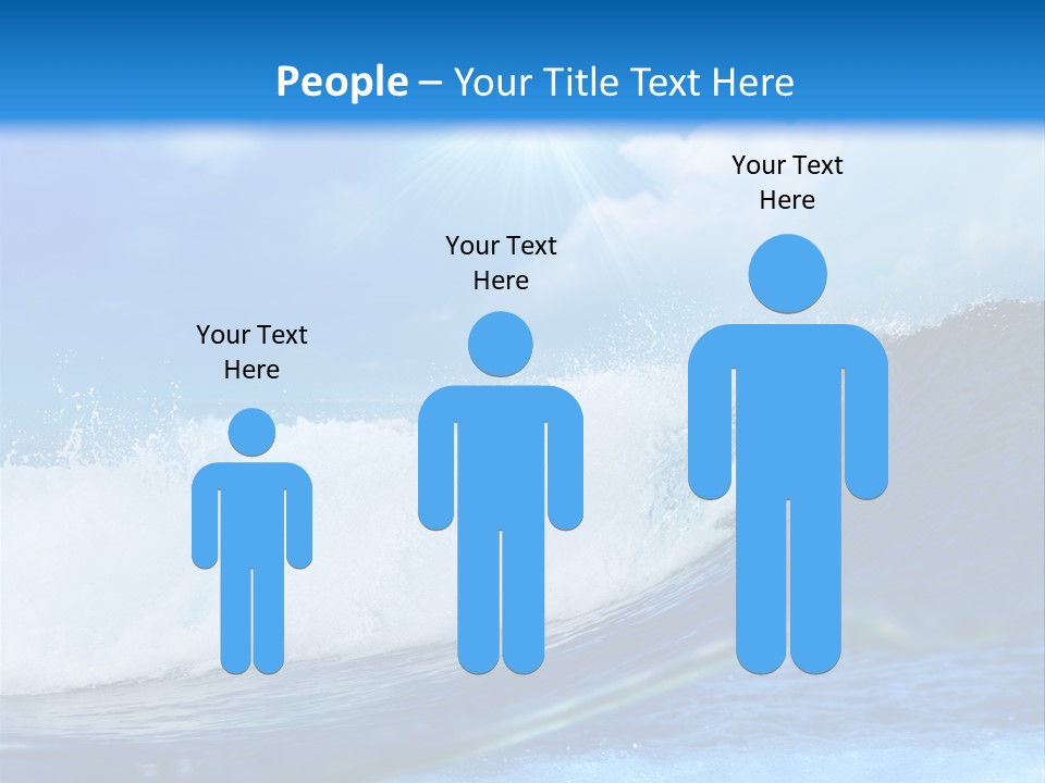 Action Crash Ocean View PowerPoint Template