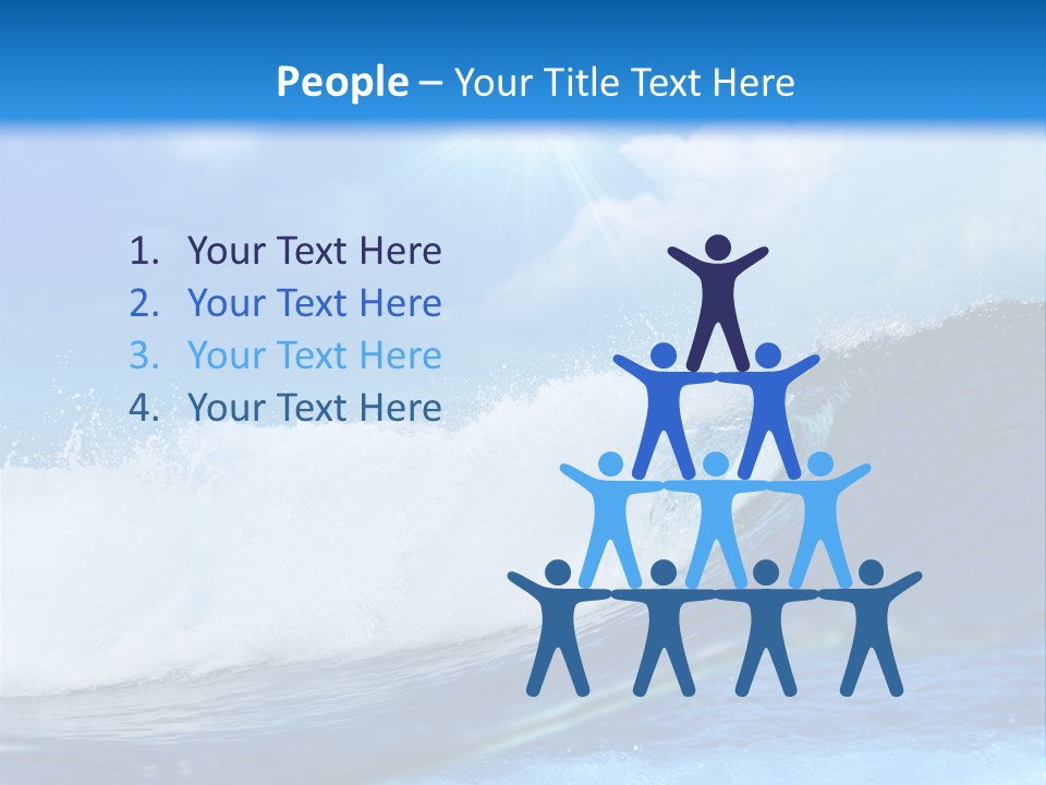 Action Crash Ocean View PowerPoint Template