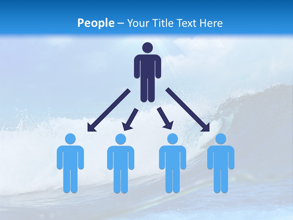 Action Crash Ocean View PowerPoint Template