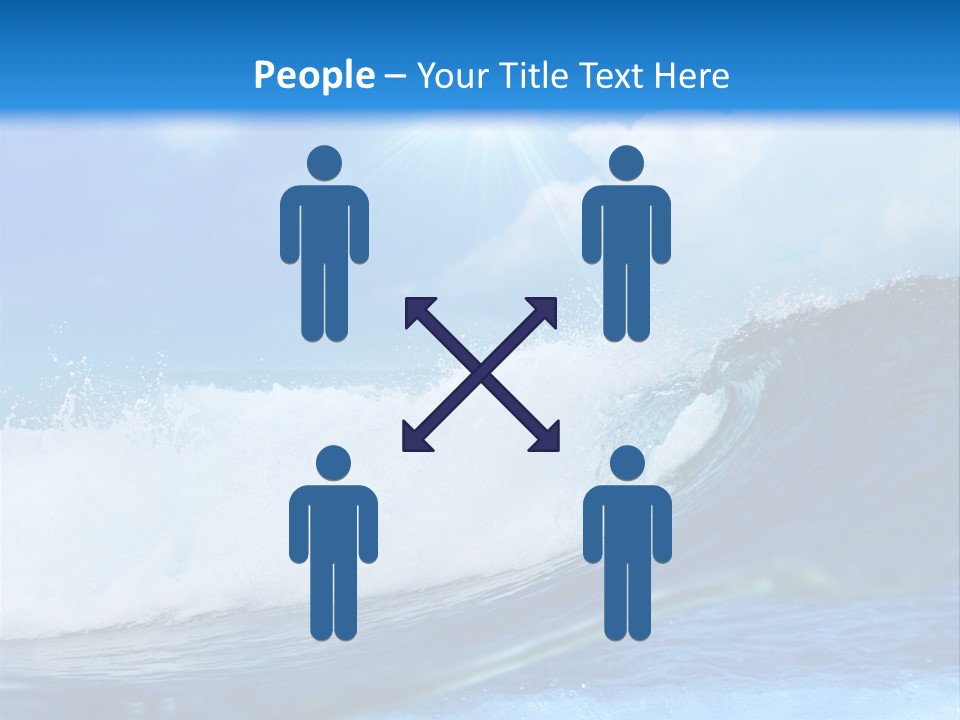 Action Crash Ocean View PowerPoint Template