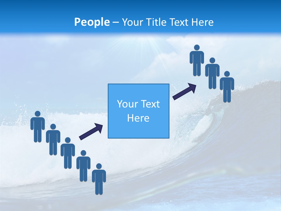 Action Crash Ocean View PowerPoint Template