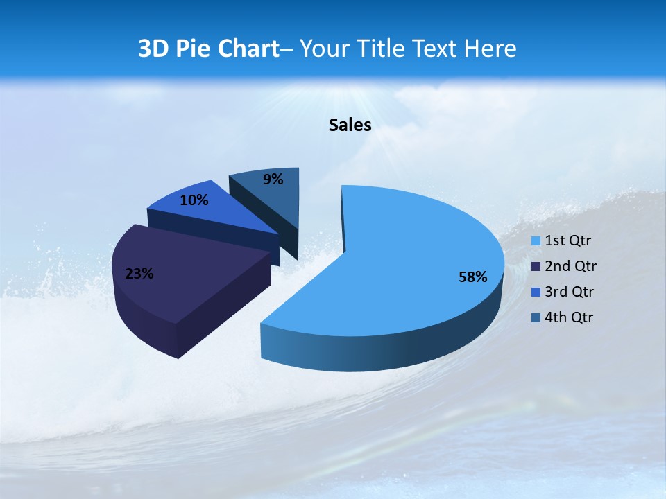Action Crash Ocean View PowerPoint Template