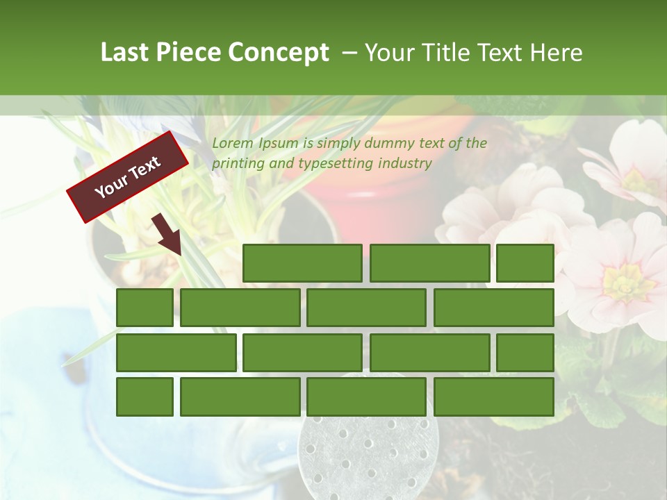 Rubber Leaves Spring Time PowerPoint Template