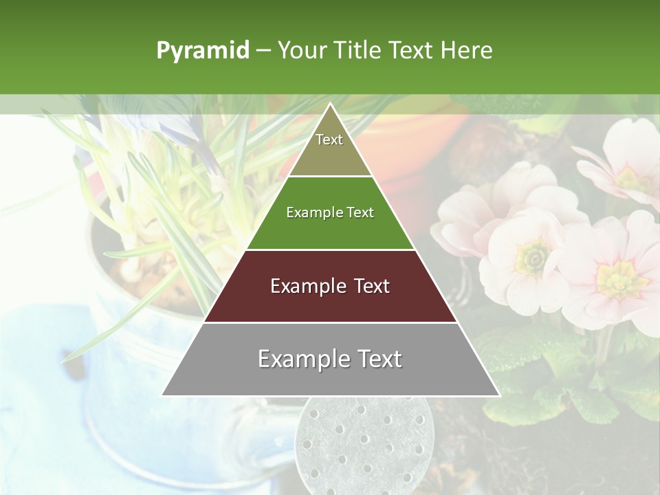 Rubber Leaves Spring Time PowerPoint Template