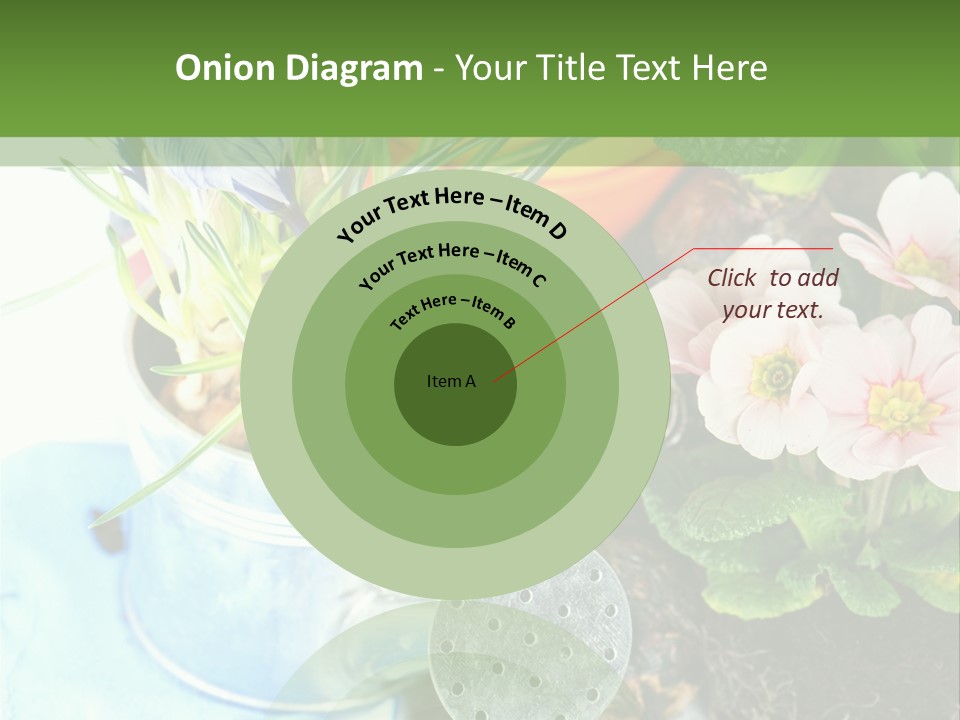 Rubber Leaves Spring Time PowerPoint Template