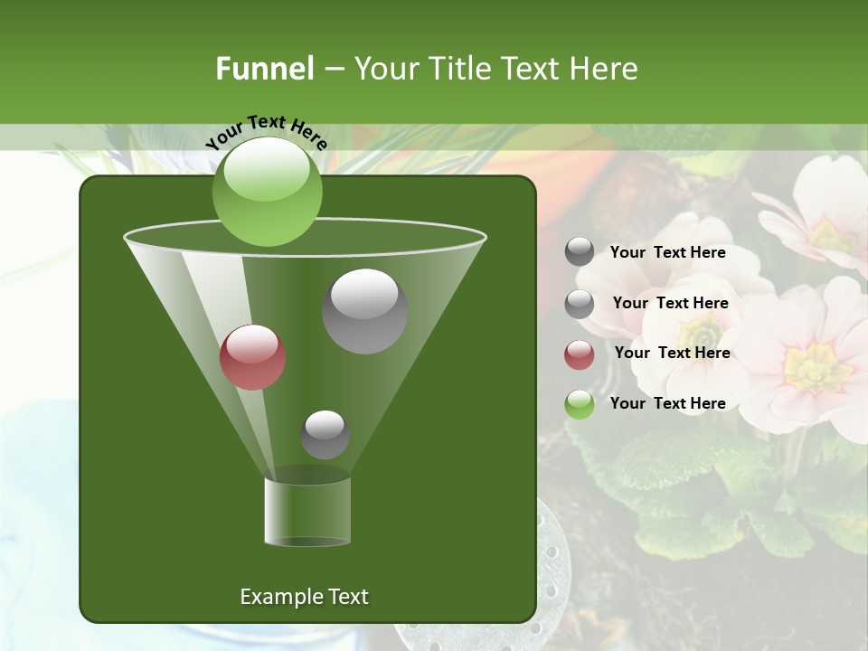 Rubber Leaves Spring Time PowerPoint Template