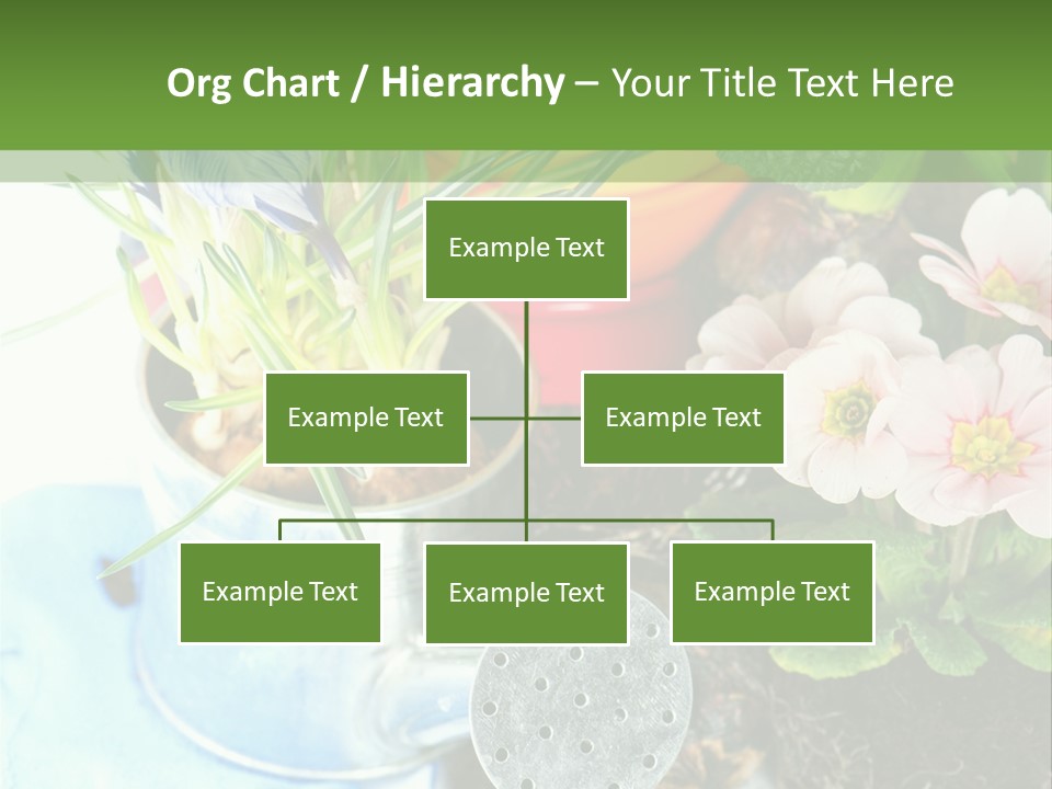 Rubber Leaves Spring Time PowerPoint Template