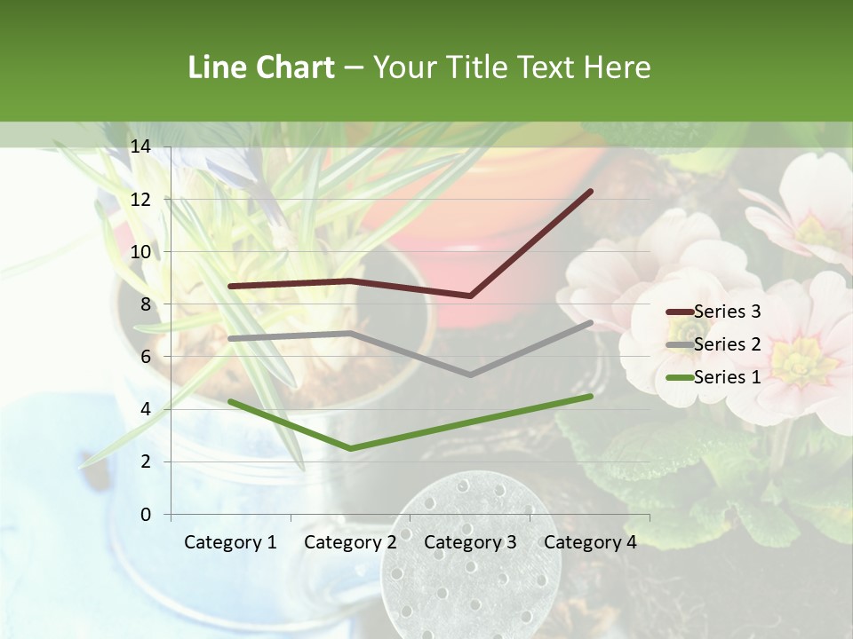 Rubber Leaves Spring Time PowerPoint Template