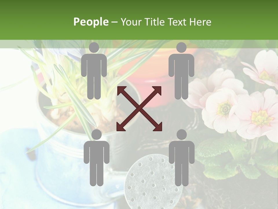 Rubber Leaves Spring Time PowerPoint Template