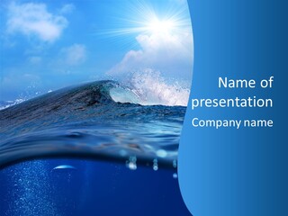 Ripple Pacific Clear PowerPoint Template