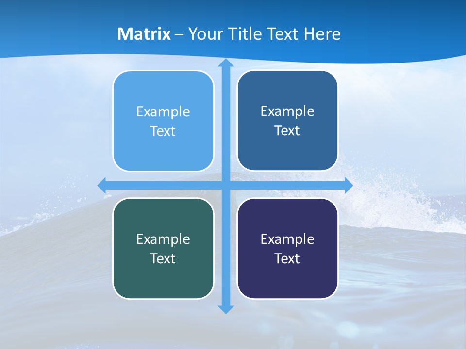 Ripple Pacific Clear PowerPoint Template