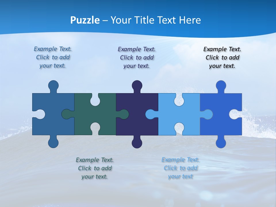 Ripple Pacific Clear PowerPoint Template