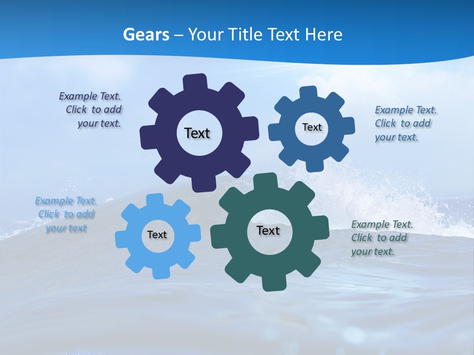 Ripple Pacific Clear PowerPoint Template