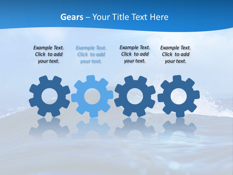 Ripple Pacific Clear PowerPoint Template