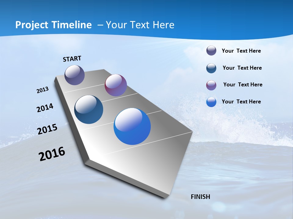 Ripple Pacific Clear PowerPoint Template