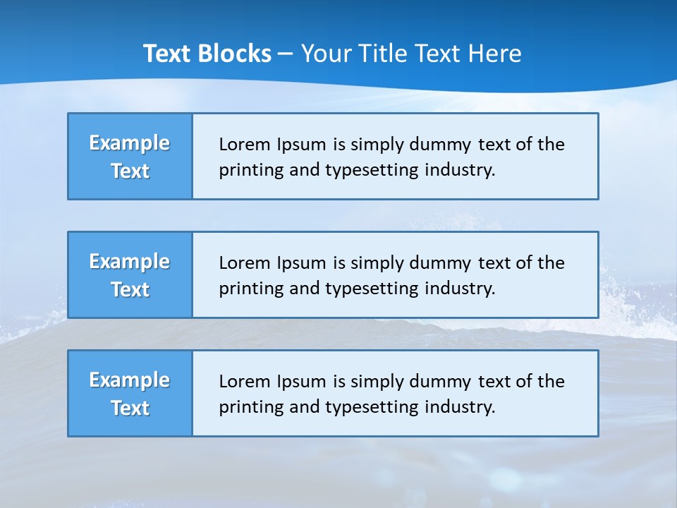 Ripple Pacific Clear PowerPoint Template