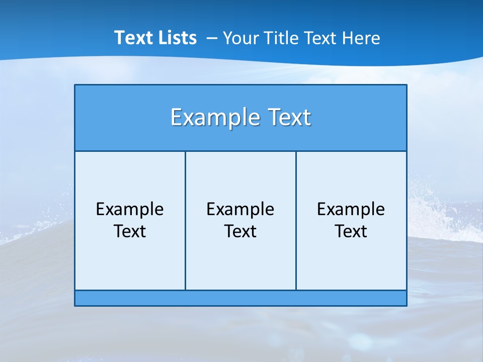 Ripple Pacific Clear PowerPoint Template