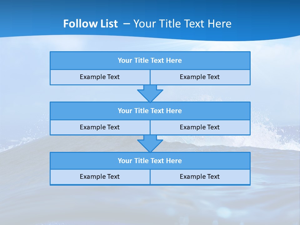 Ripple Pacific Clear PowerPoint Template