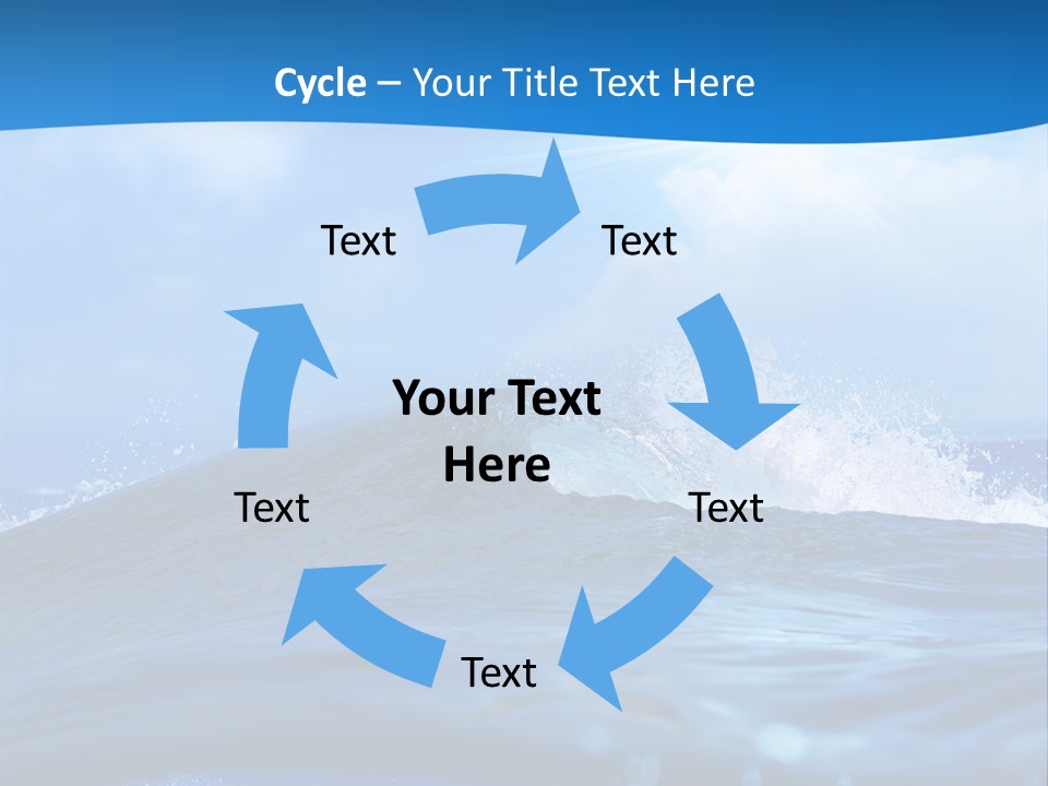Ripple Pacific Clear PowerPoint Template