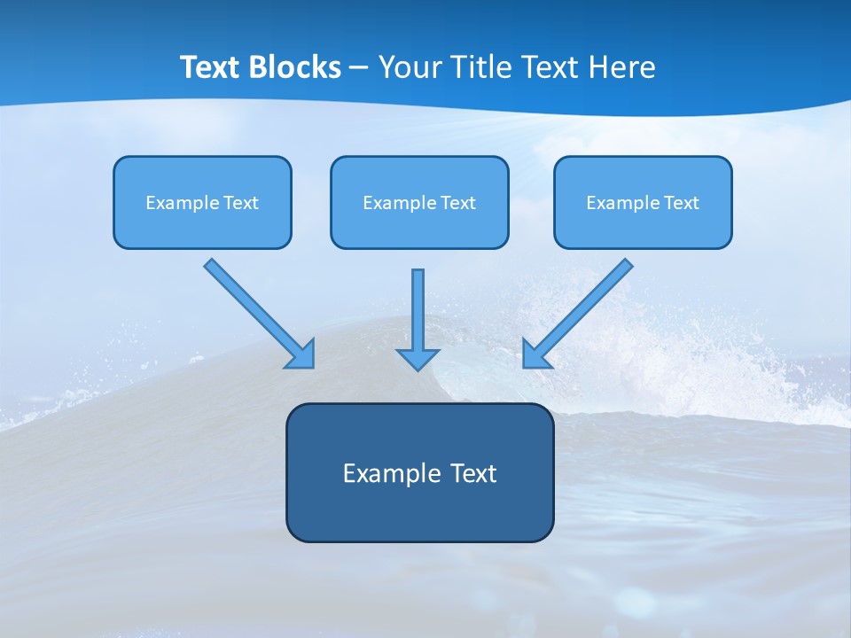 Ripple Pacific Clear PowerPoint Template