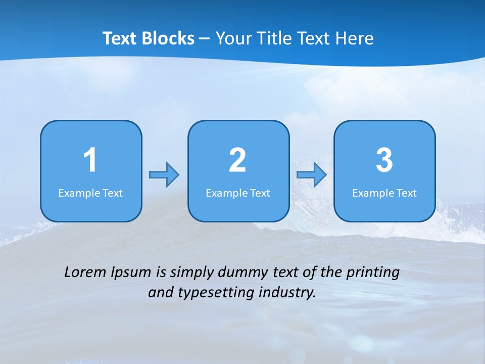 Ripple Pacific Clear PowerPoint Template
