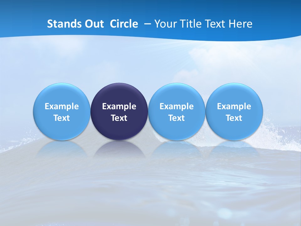 Ripple Pacific Clear PowerPoint Template