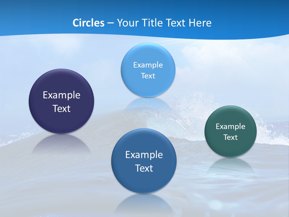 Ripple Pacific Clear PowerPoint Template