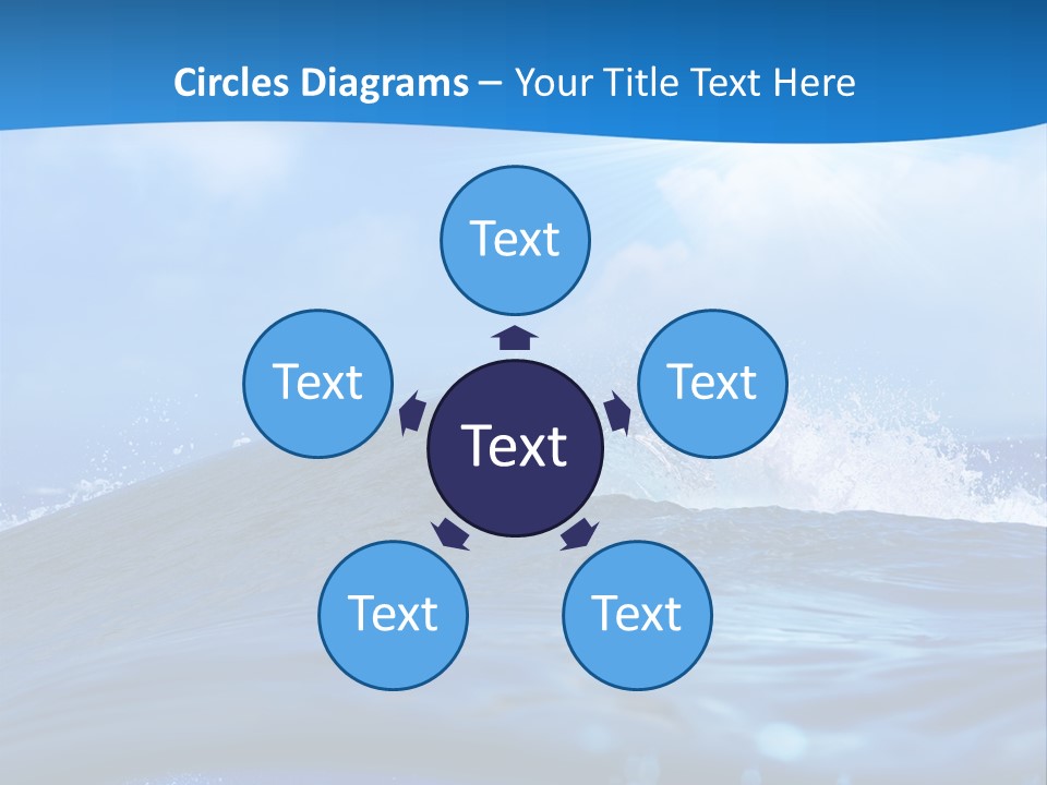 Ripple Pacific Clear PowerPoint Template