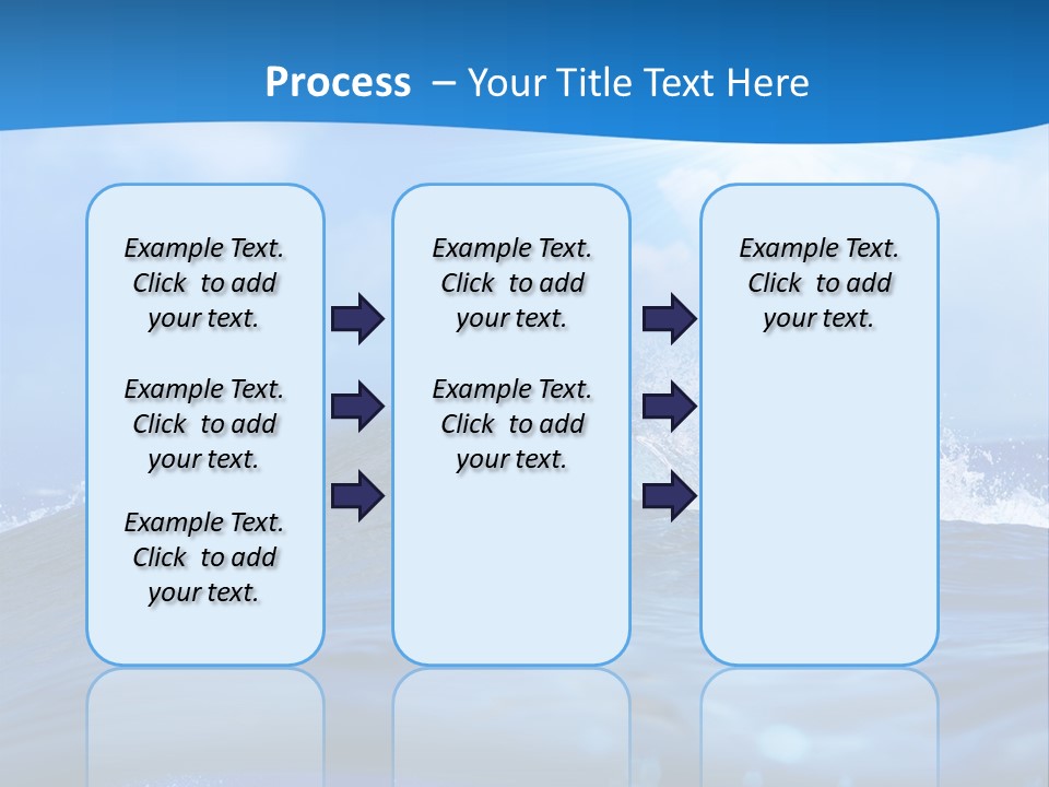 Ripple Pacific Clear PowerPoint Template