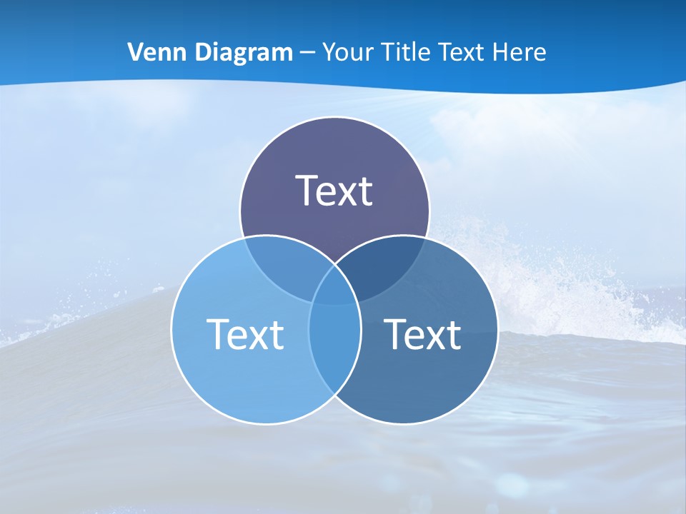 Ripple Pacific Clear PowerPoint Template