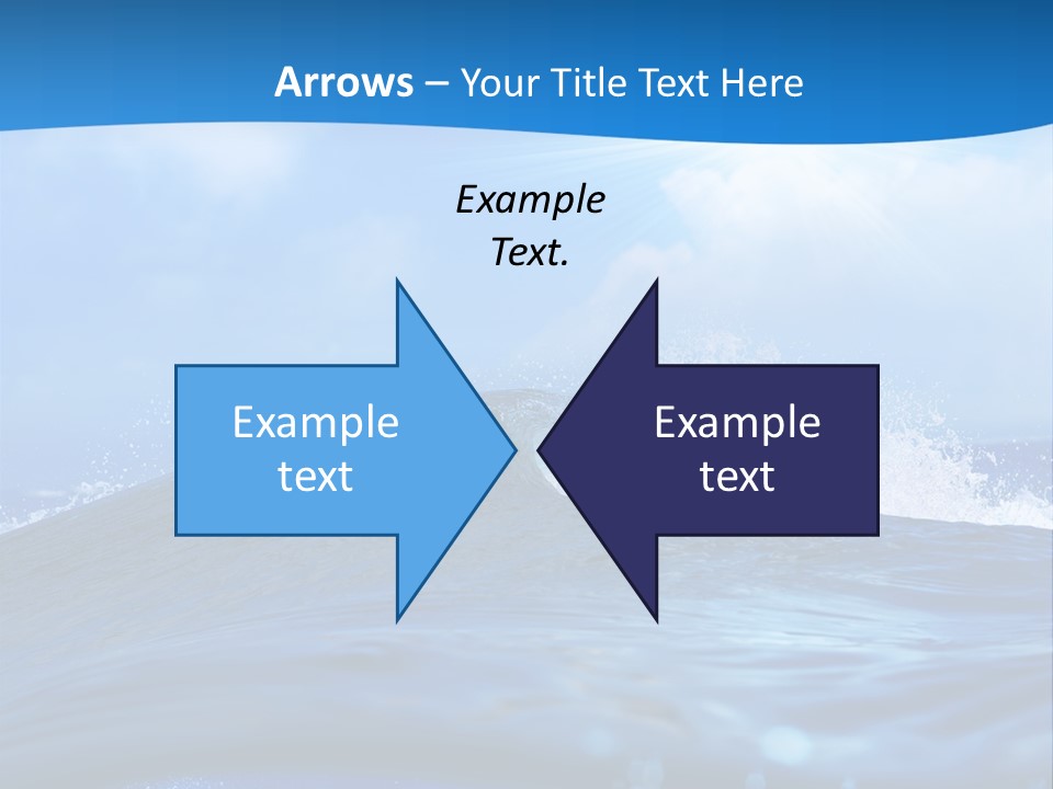 Ripple Pacific Clear PowerPoint Template